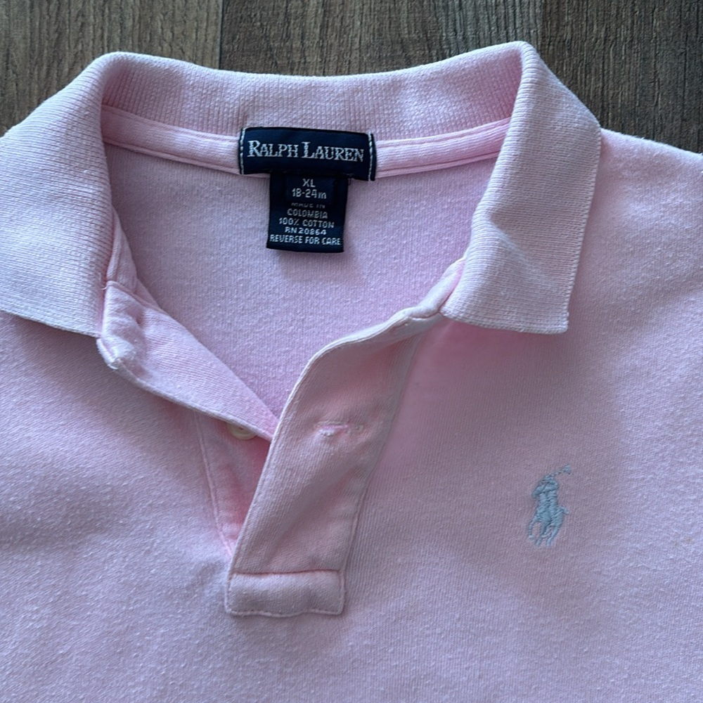 Ralph Lauren Pink Polo Shirt - Picture 2 of 6